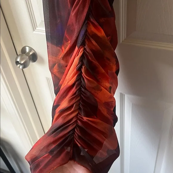 Fiery sunset mesh dress 🔥 - never worn - Picture 7 of 9